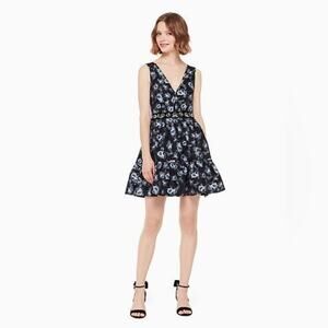 NWOT Kate Spade Prairie Rose Jewel Dress Size 0